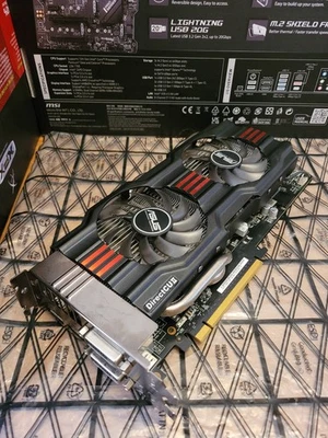 Nvidia ASUS GTX770 2GB Retro PC Gaming Graphics card fully tested gtx - Image 1 of 4