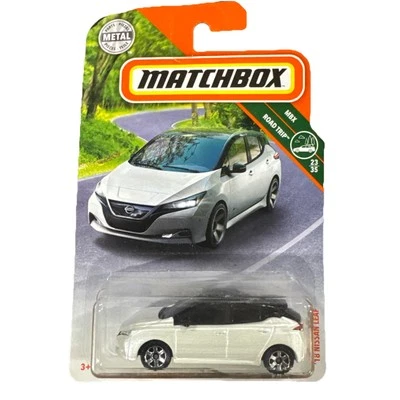 MATCHBOX 2018 -  NISSAN LEAF [WHITE] New Free Shipping Rare Find - Image 1 of 4