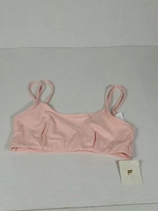 Fabletics Low Impact Cross-Back Bra Light Capri Coral Sz  M  - Picture 1 of 6
