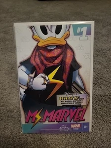 AMAZING SPIDER-MAN #33 GIADA PERISSONOTTO DISNEY 100 MS. MARVEL 2023 Daisy Duck! - Foto 1 di 8