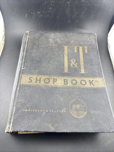 1951 I&T FARM TRACTORS SHOP BOOK ALLIS CHALMERS CASE FEGUSON IH MASSEY OLIVER JD - Bild 1 von 5