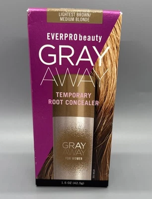 Everpro Gray Away Women's Root Touch-Up Concealer Lightest Brown/Medium Blonde - Image 1 of 3