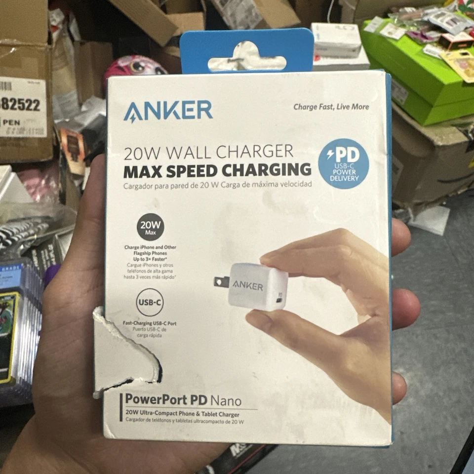Anker PowerPort PD Nano 18W Ultra-Pequeño – Cable USB-C | NUEVO Foto 1 de 4
