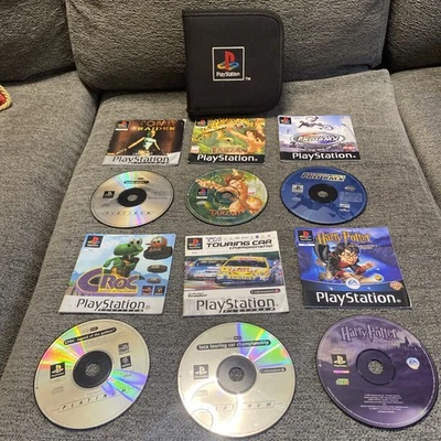 Official PlayStation 1  CD Wallet With Games and Manuals  - Image 1 of 4