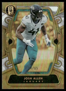 2024 Panini Gold Standard Josh Allen GOLD Parallel Card SP #/65 Jaguars Star! - Picture 1 of 2