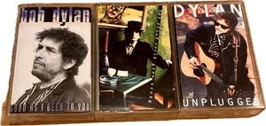 Bob Dylan,Cassettes Set of 3-Good As..-World Gone Wrong-Unplugged-TESTED-Rainy - Picture 1 of 5