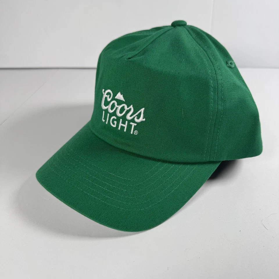 Gorra Coors Light Trébol Trasero a Presión Día de San Patricio Bordada Para Hombres Cerveza Foto 1 de 4