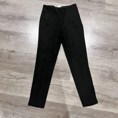 Новый с Ярлыками! Женские черные брюки без застежек с высокой посадкой прямые штанины от Pollux размер M - Изображение 1 из 4