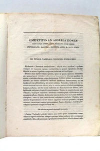 Thèse d'aggrégation Le Roy d'Etoiles Tunicae Vaginalis Testiculi Paris 1827 - Picture 1 of 7