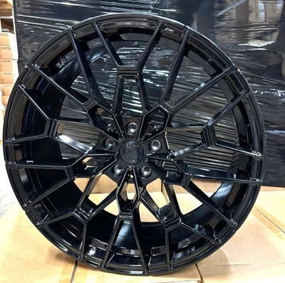19" BMW 5 Series F10 F11/ 603 Design Gloss Black 8.5j 9.5j Alloy Wheels X4 - Image 1 of 4