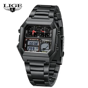 2025 Reloj de cuarzo Reloj de pulsera para hombres 3ATM Impermeable Hombres Relojes Alarma Reloj deportivo - Imagen 1 de 8