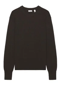 Suéter tejido calibre fino 100 % italiano Burberry XL marrón precio de venta sugerido por el fabricante 1250 USD nuevo con etiquetas - Imagen 1 de 8
