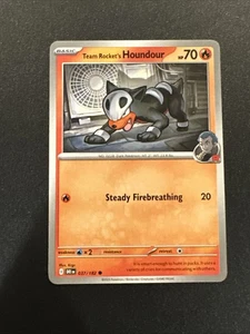 Team Rocket's Houndour - 037/182 - 2025 Common Destined Rivals Pokemon Card NM - Picture 1 of 2