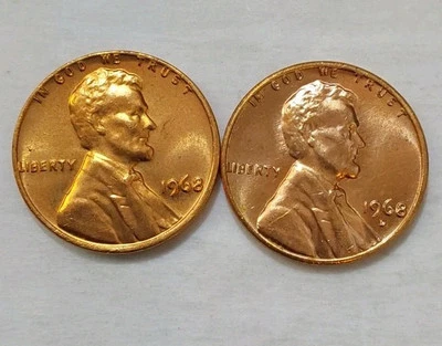 1968 PD Lincoln Memorial Penny RD Gem Uncirculated-Super Clean-Free Post - Image 1 of 4