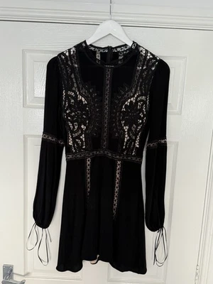 For Love & Lemons Penelope Black Mini Dress Size Small - Image 1 of 4