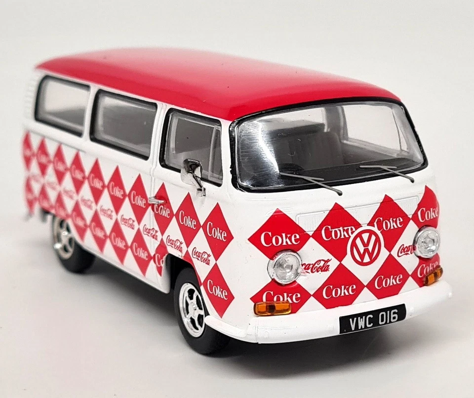 Corgi 1/43 Volkswagen T2 Bay Window Coke Coca Cola Diamond Diecast Model Car - Image 1 of 4
