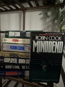 Lot of 8 Robin Cook Vintage Medical Thriller Paperbacks – Mindbend, Fever, More - Picture 1 of 1