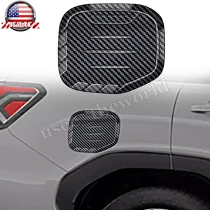 Carbon Fiber Fuel Gas Tank Cap Cover Trim For Subaru Forester 2025 Accessories  - Picture 1 of 8