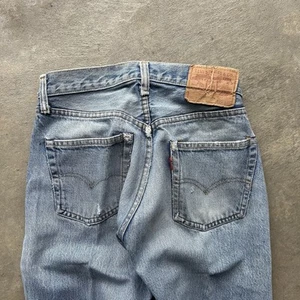Vintage 70s Levi's 501xx Redline Selvedge Single Stitch Denim Jeans Tagged 29x36 - Picture 1 of 9