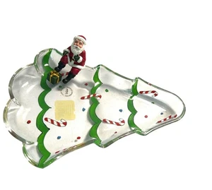 Nuevo Plato de Caramelo Gorham Invierno Locuras con Santa Navidad Regalo Exhibición Fiesta - Imagen 1 de 10