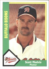 1990 Buffalo Bisons CMC #6 Scott Medvin