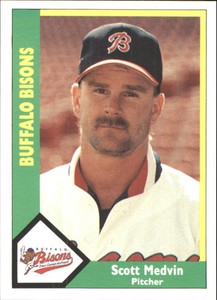 1990 Buffalo Bisons CMC #6 Scott Medvin