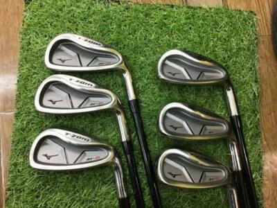 MIZUNO T-ZOID RV-01 NICK FALDO 6PC R-FLEX IRONS SET GOLF CLUBS - Image 1 of 4