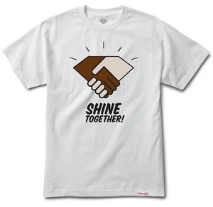 New Diamond Supply Co. Shine Together White Sport Mens T Shirt RDAM-591 - Picture 1 of 2