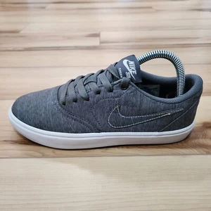 Nike SB Check Solarsoft Gray Canvas Casual Shoes 921464-004 Women's Size 7.5 - Picture 1 of 7