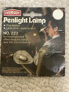 EVEREADY Penlight Lamp Bulb No. 222 For Flashlights and other devices using AA
