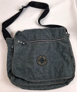Kipling Stone Grey Crossbody Messenger School Uni Bag - Picture 1 of 7
