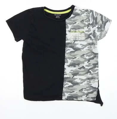 Primark Boys Camouflage Cotton blend T-Shirt Size 7-8 Years - Image 1 of 4