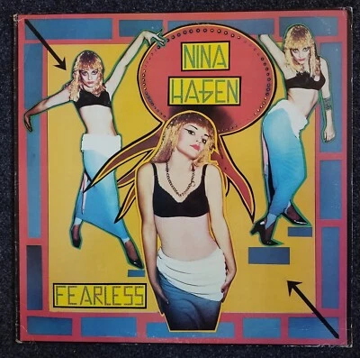 NINA HAGEN Fearless 1983 Columbia USA BFC-39214 promo Giorgio Moroder New York Foto 1 de 4