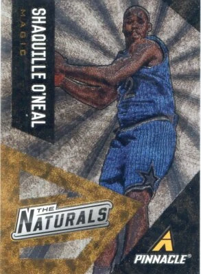 2013-14 PANINI PINNACLE PLATA PARALELO LOS NATURALES SHAQ SHAQUILLE O'NEAL NO. 9 Foto 1 de 3