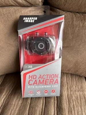 Sharper Image SVC355 Rechargeable Hd Action Camera 720P with Waterproof Case  - Image 1 of 4