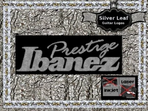 Ibanez Prestige Guitar Headstock Decal Restoration Waterslide Logo 7s - Picture 1 of 1