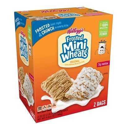 Kellogg's Breakfast Cereal, Frosted Mini-Wheats, Original, Low Fat, Excellent - Image 1 of 4