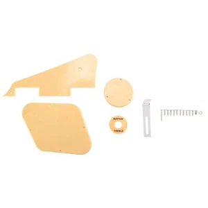 1 Set Gelb Pickguard Hohl Raum Schalter Abdeckungen Pickup Selector Plate B1920 - Photo 1/7