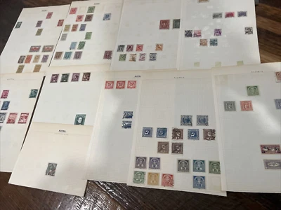 Austria  Pages Used &  Unchecked   Hinged ( FILE 99) - Image 1 of 4