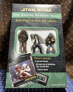 STAR WARS READ- ALONG PLAY PACK mit KASSETTE UND 3 FIGUREN 1997 EMPIRE STRIKES - Bild 1 von 8