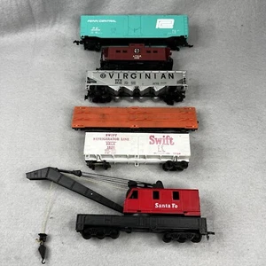 Ho Scale Assorted Rolling Stock Lot Of 6 - *For Parts As Is* - Imagen 1 de 10