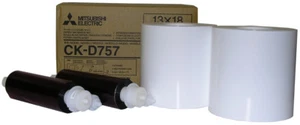 Kit d'impression Mitsubishi D70/D707 5x7" (CK-D757), 2 rouleaux de papier et ruban - Photo 1/2