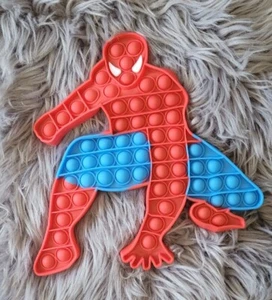 Large Super Hero Popit Fidget Toy Push Bubble Sensory Stress Relief - Picture 1 of 4