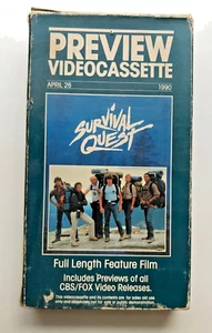 Survival Quest, 1990 VHS, Screener! Don Coscarelli Henriksen, Phantasm, RARE! - Picture 1 of 2