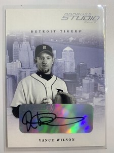 2005 Donruss Studio - Autographs #117 Vance Wilson (AU) Detroit Tigers