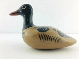 Vintage Hand Painted Porcelain Mallard Duck - Artist Signed P. CH. - Picture 1 of 6