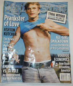 Rolling Stone Magazine Ashton Kutcher & Eminem Vs Ja Rule May 2003 NO ML 021615R - Imagen 1 de 1