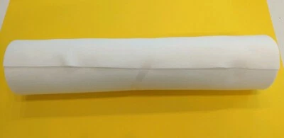 Bastelfilz Meterware, 1 mm dick, 45 cm breit, aus Wolle+Viskose, 4 m lang, weiss - Bild 1 von 2