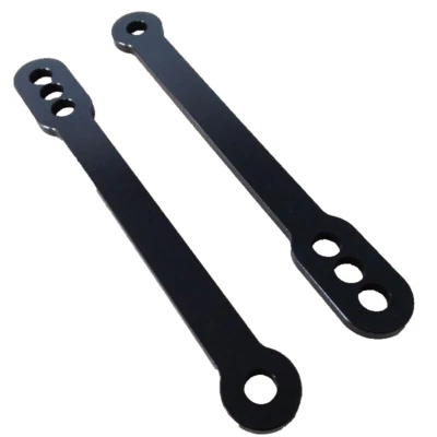 Комплект черных понижающих звеньев для Kawasaki NInja ZX6R ZX9R 1998-2004 ZZR600 2005-2008 - Изображение 1 из 3