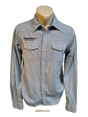 Scotch & Soda men's shirt size M blue white color  striped Foto 1 de 4